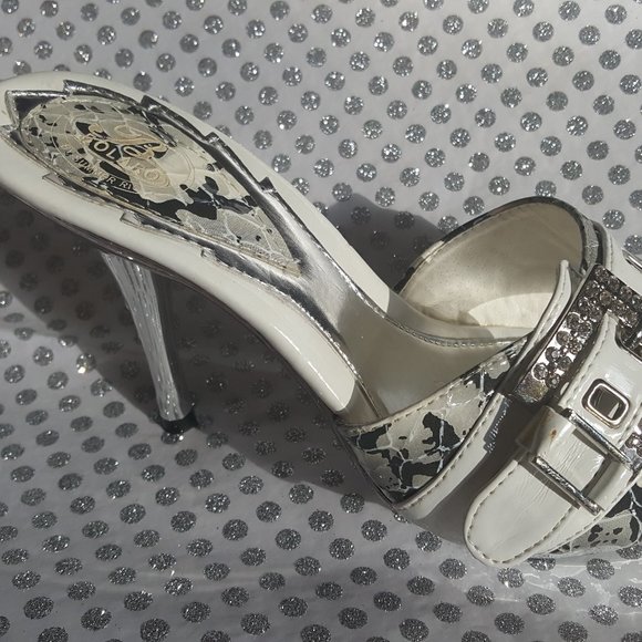 Bling! Bolaro heeled slides - Picture 5 of 8